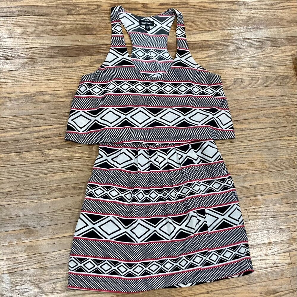 Bebe mini dress with pockets